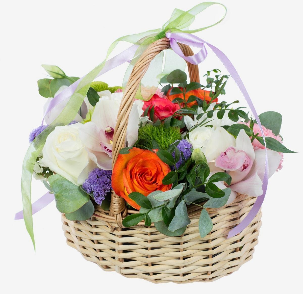 Mand van Orchideeën